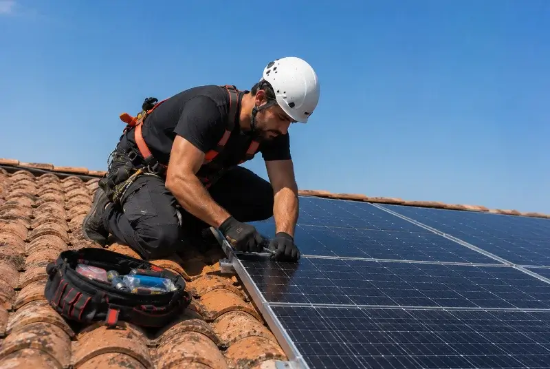 Maintenance et monitoring de panneaux solaires à Orvault