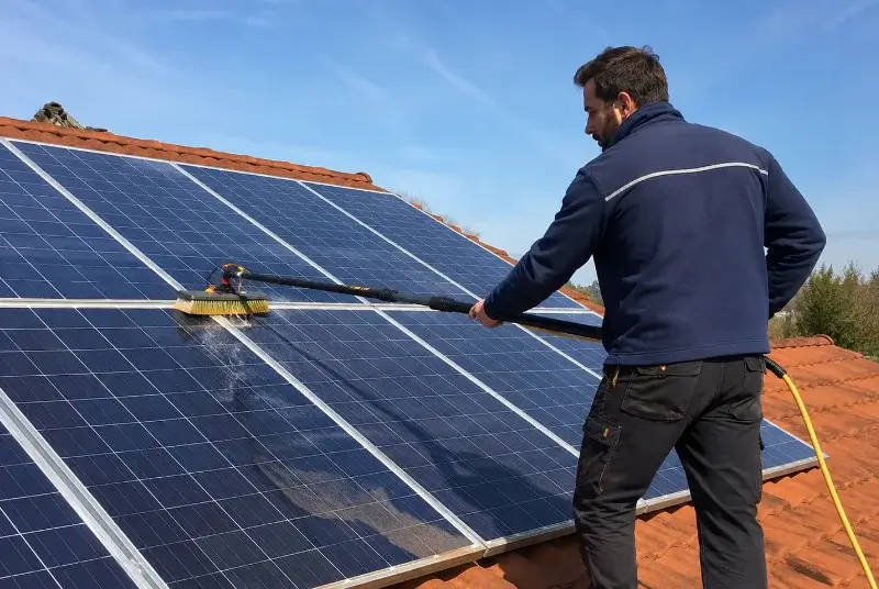 Nettoyage et entretien de panneaux solaires à Orvault